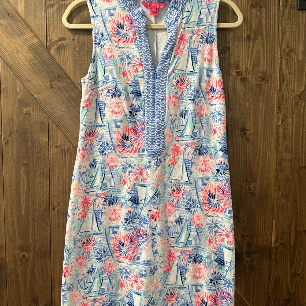 Lilly Pulitzer with zipper V-Neck